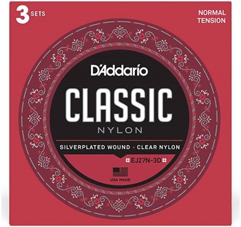 D'ADDARIO EJ27 N-3D - Струны для классической гитары EJ27N-3D-1 - фото 7500