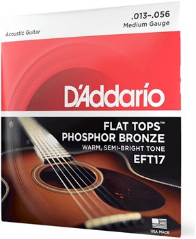 D'ADDARIO EFT 17 - Струны для акустической гитары EFT17-1 - фото 7906