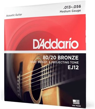 D'ADDARIO EJ12 - Струны для акустической гитары EJ12-1 - фото 7909