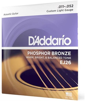 D'ADDARIO EJ26 - Струны для акустической гитары EJ26-1 - фото 7926