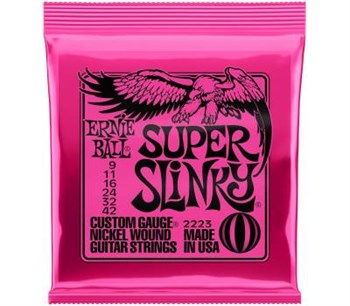 ERNIE BALL 2223 Nickel Wound Slinky Super 9-42 - Струны для электрогитары P02223-1 - фото 8396