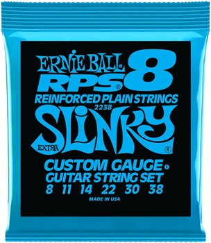 ERNIE BALL 2238 RPS Nickel Wound Slinky Extra 8-38 - Струны для электрогитары P02238-1 - фото 8426