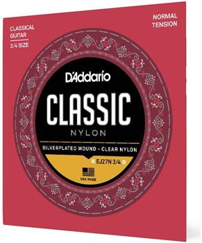 D'ADDARIO EJ27 N 3/4 - Струны для классической гитары EJ27N 3/4-1 - фото 8601