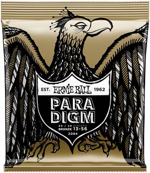 ERNIE BALL 2084 Paradigm 80/20 Bronze Medium 13-56 - Струны для акустической гитары P02084-1 - фото 8684