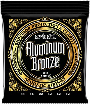 ERNIE BALL 2568 Aluminum Bronze Light 11-52 - Струны для акустической гитары P02568-1 - фото 8702