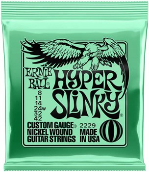 ERNIE BALL 2229 Nickel Wound Slinky Hyper 8-42 - Струны для электрогитары P02229-1 - фото 8893