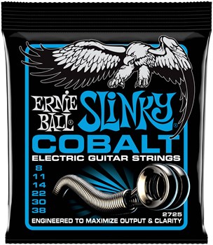 ERNIE BALL 2725 Cobalt Slinky Extra 8-38 - Струны для электрогитары P02725-1 - фото 8920