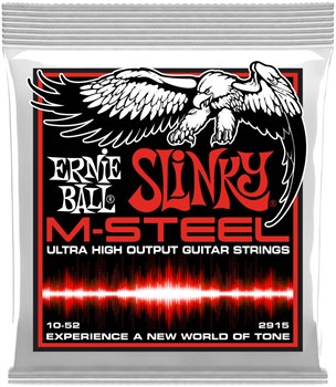 ERNIE BALL 2915 M-Steel Slinky STHB 10-52 - Струны для электрогитары P02915-1 - фото 8923