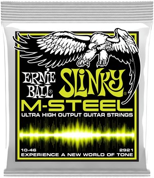 ERNIE BALL 2921 M-Steel Slinky Regular 10-46 - Струны для электрогитары P02921-1 - фото 8925