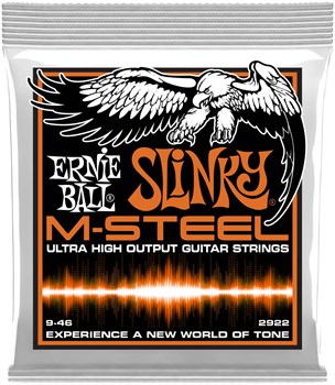 ERNIE BALL 2922 M-Steel Slinky Hybrid 9-46 - Струны для электрогитары P02922-1 - фото 8926