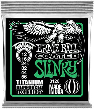 ERNIE BALL 3126 RPS Coated Titanium Slinky Not Even 12-56 - Струны для электрогитары P03126-1 - фото 8934