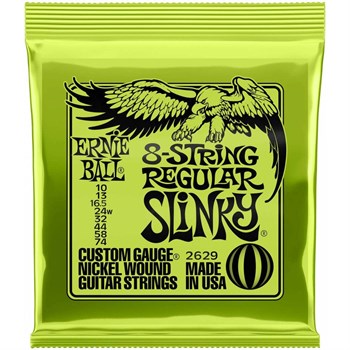 ERNIE BALL 2629 Nickel Wound Slinky Regular 10-74 - Струны для 8 струнной электрогитары P02629-1 - фото 9193