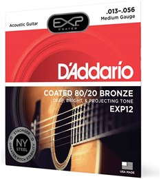 D'ADDARIO EXP12 - Струны для акустической гитары EXP12-1