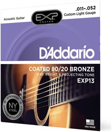 D'ADDARIO EXP13 - Струны для акустической гитары EXP13-1