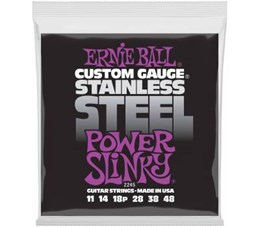 ERNIE BALL 2245 Stainless Steel Slinky Power 11-48 - Струны для электрогитары P02245-1