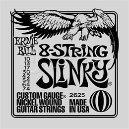 ERNIE BALL 2625 Nickel Wound Slinky 10-74 - Струны для 8 струнной электрогитары P02625-1