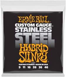 ERNIE BALL 2247 Stainless Steel Slinky Hybrid 9-46 - Струны для электрогитары P02247-1