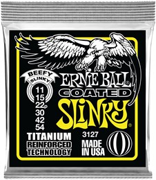 ERNIE BALL 3127 RPS Coated Titanium Slinky Beefy 11-54 - Струны для электрогитары P03127-1