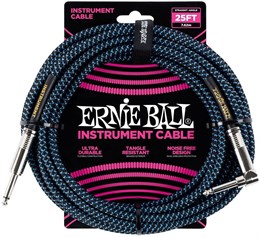 ERNIE BALL 6060, 7.62м - Инструментальный кабель P06060-1