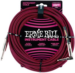 ERNIE BALL 6062, 7.62м - Инструментальный кабель P06062-1