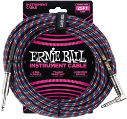 ERNIE BALL 6063, 7.62м - Инструментальный кабель P06063-1