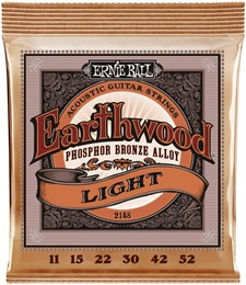 ERNIE BALL 2148 Earthwood Phosphor Bronze Light 11-52 - Струны для акустической гитары P02148-2