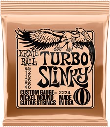 ERNIE BALL 2224 Nickel Wound Slinky Turbo 9.5-46 - Струны для электрогитары P02224-1