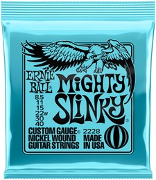 ERNIE BALL 2228 Nickel Wound Slinky Mighty 8.5-40 - Струны для электрогитары P02228-1