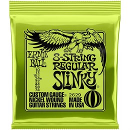 ERNIE BALL 2629 Nickel Wound Slinky Regular 10-74 - Струны для 8 струнной электрогитары P02629-1