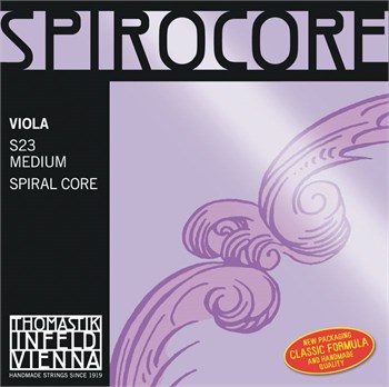 S23 Spirocore Комплект струн для альта размером 4/4, среднее натяжение, Thomastik S23 - фото 14922