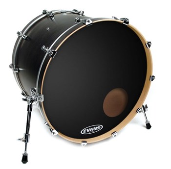 BD22RB EQ3 Resonant Пластик для бас-барабана 22", резонансный, черный, Evans BD22RB - фото 15013