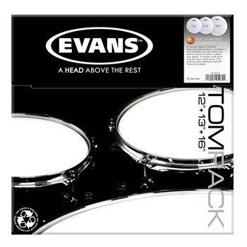 ETP-G2CTD-S G2 Coated Standard Набор пластика для том барабана, 12"/13"/16", Evans ETP-G2CTD-S - фото 15109