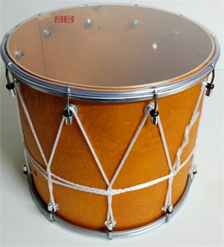 BK-10Nv Барабан кавказский 10" с верёвкой, цвет орех, Мастерская Бехтеревых BK-10Nv - фото 15153