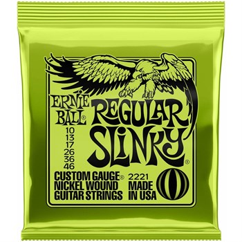 ERNIE BALL 2221 Nickel Wound Slinky Regular 10-46 - Струны для электрогитары Эрни Болл 2221 - фото 1519