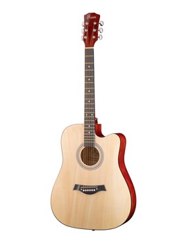 FFG-4101C-NAT Акустическая гитара, с вырезом, цвет натуральный, Foix FFG-4101C-NAT - фото 15424
