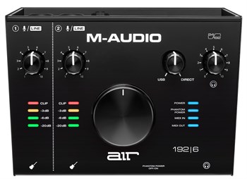M-Audio AIR 192|6 — профессиональный USB аудиоинтерфейс с MIDI и USB-C AIR192X6 - фото 16221