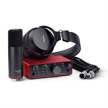 Scarlett-Solo-Studio-4th Комплект Аудио интерфейс USB, микрофон, наушники, Focusrite Scarlett-Solo-Studio-4th - фото 16249
