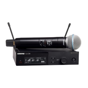 Shure SLXD24E/B58 H56 - Цифровая беспроводная система с микрофоном Beta58 SLXD24E/B58 H56 - фото 16506