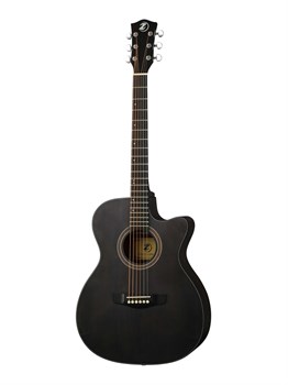 LS-130TBK-40 Акустическая гитара, с вырезом, черная, IZ LS-130TBK-40 - фото 17792