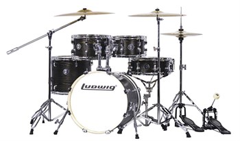 LC196-1 Accent Pro Барабанная установка, черная, 2 коробки, Ludwig LC196-1 - фото 18691