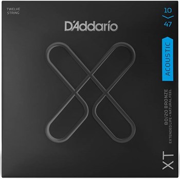 D'ADDARIO XTABR1047-12 XT - Струны для 12-струнной гитары XTABR1047-12 - фото 20725