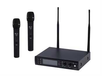 DSP-DUO-UHF-M850/F5  Беспроводная микрофонная система, 2 ручных передатчика, Prodipe DSP-DUO-UHF-M850/F5 - фото 21128