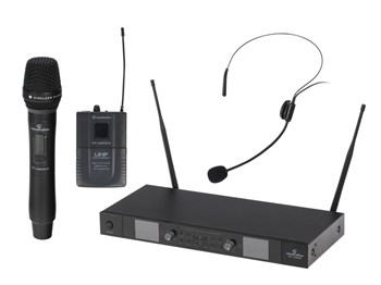WF-U2602HP Беспроводная микрофонная система, ручной и головной микрофон, Soundsation WF-U2602HP - фото 21141