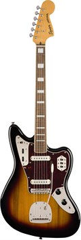 FENDER SQUIER Classic Vibe 70s Jaguar LRL 3-Tone Sunburst Электрогитара Classic Vibe 70s Jaguar LRL 3-Tone Sunburst - фото 21348