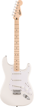 FENDER SQUIER Sonic Stratocaster HT, Maple Fingerboard, White Pickguard, Arctic White Электрогитара Sonic Stratocaster HT, Maple Fingerboard, White Pickguard, Arctic White - фото 21389