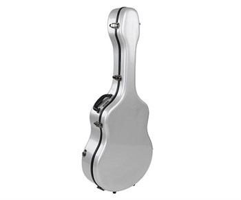 CE-153-S Футляр-кейс для акустической гитары джамбо, стекловолокно, серебристый, Jakob Winter CE-153-S - фото 22371