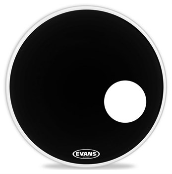 BD22RB EQ3 Resonant Пластик для бас-барабана 22", резонансный, черный, Evans BD22RB - фото 22623