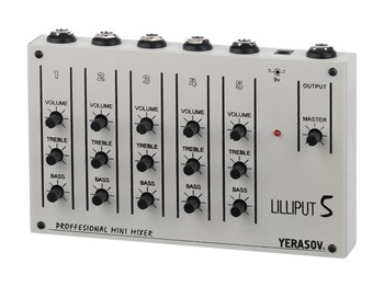 LILLIPUT-5C Микшерный пульт, 2 линейных/ 3 микрофонных входа, Yerasov LILLIPUT-5C - фото 24532