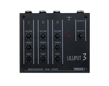 LILLIPUT-3C Микшерный пульт, 1 линейный/2 микрофонных входа, Yerasov LILLIPUT-3C - фото 24544