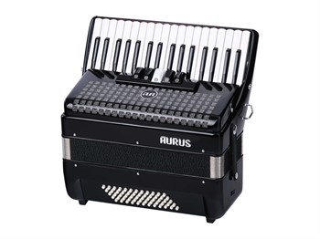 JH2011-BLACK Аккордеон 34/60/5, черный, с футляром, Aurus JH2011-BLACK - фото 27765